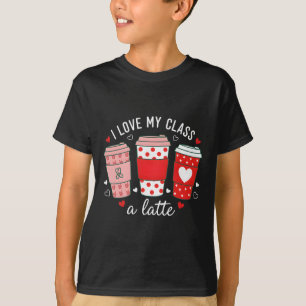 Camiseta Amo a mis profesoras de café con leche Cl A Valent