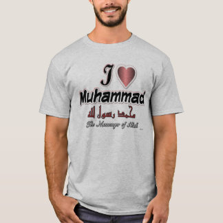 Camiseta Amo a Mohamed, el mensajero de Alá
