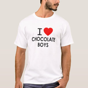 CAMISETA AMO A MUCHACHOS DEL CHOCOLATE
