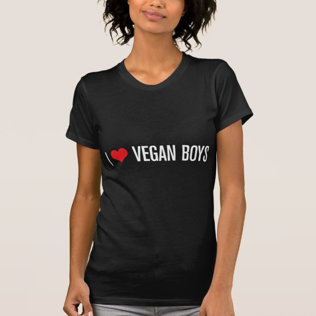 Camiseta Amo a muchachos del vegano (Anverso)