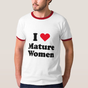 Camiseta Amo a mujeres maduras
