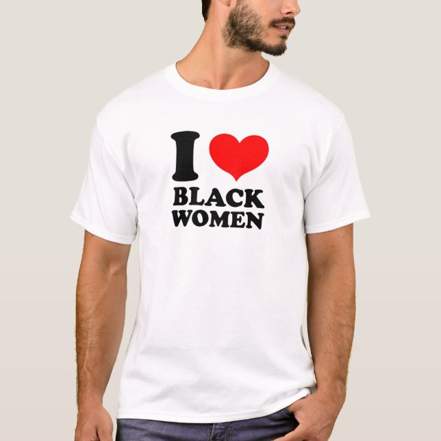 Camiseta Amo a mujeres negras (Anverso)