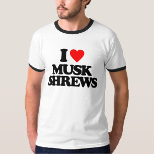 CAMISETA AMO A MUSARAÑAS DEL ALMIZCLE