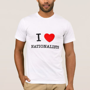 Camiseta Amo a nacionalistas