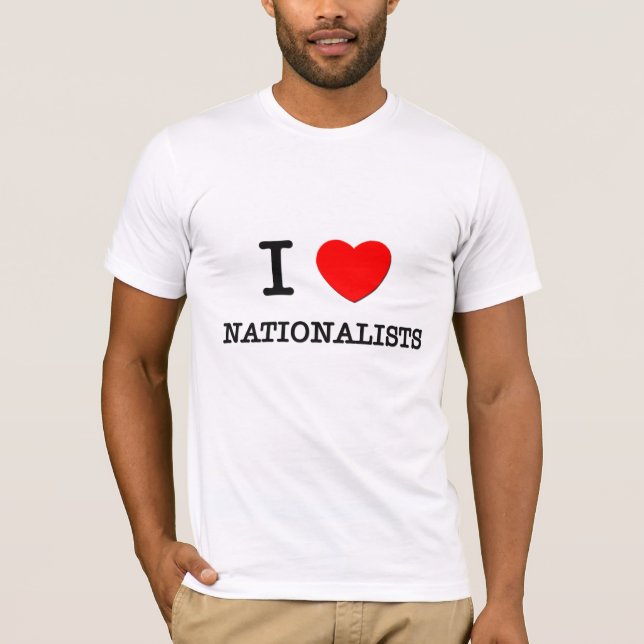 Camiseta Amo a nacionalistas (Anverso)