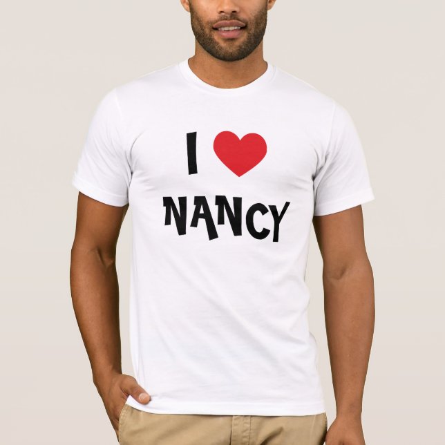Camiseta Amo a Nancy) (Anverso)