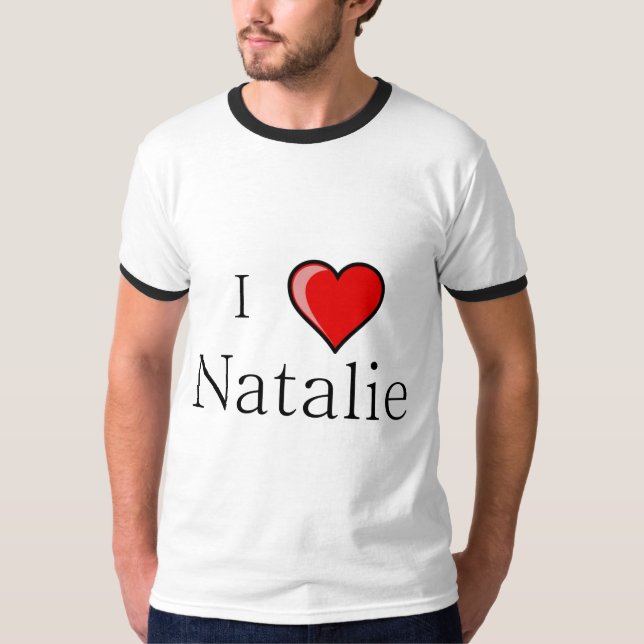 Camiseta Amo a Natalie (Anverso)