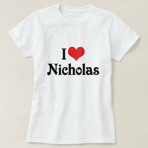 Camiseta Amo a Nicholas