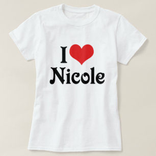 Camiseta Amo a Nicole