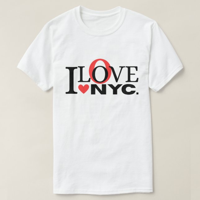 Camiseta Amo a NYC (Diseño del anverso)