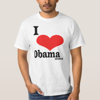 Camiseta Amo a Obama 2012