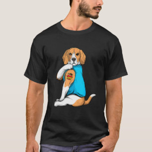 Camiseta Amo A Papá - Perro Beagle Dueño De Cachorros Anima