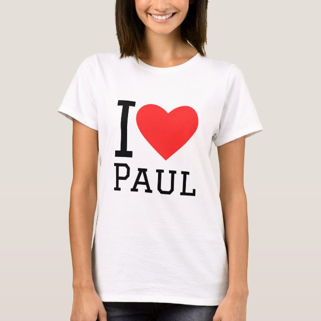 Camiseta Amo a Paul (Anverso)