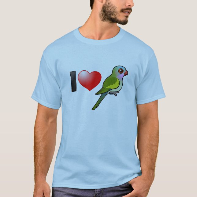 Camiseta Amo a princesa Parrots (Anverso)