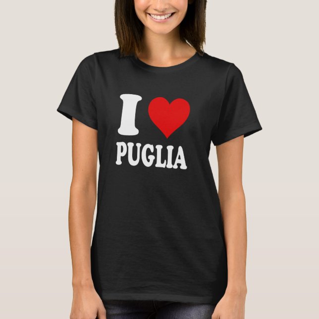 Camiseta Amo a Puglia Italia (Anverso)