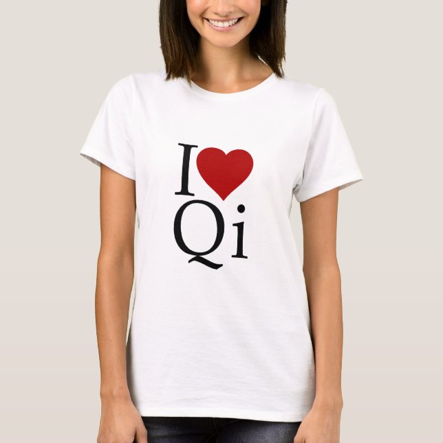 Camiseta Amo a Qi (Anverso)