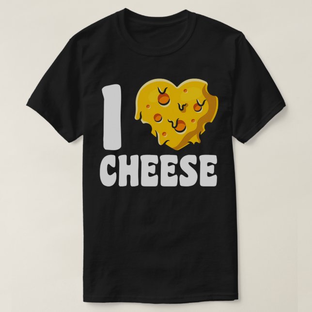 Camiseta Amo a Quesos Quesos (Diseño del anverso)