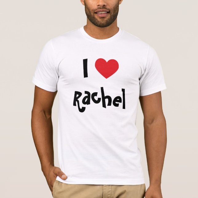 Camiseta Amo a Rachel (Anverso)