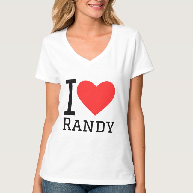 Camiseta Amo a randy (Anverso)