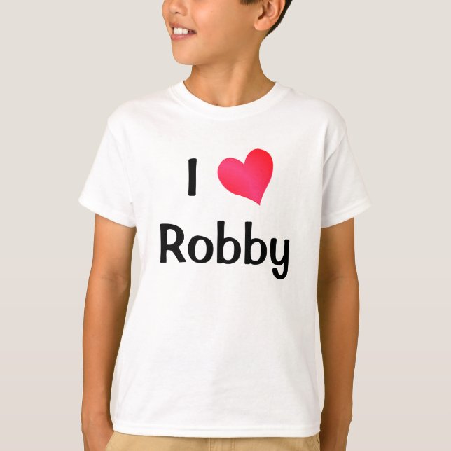 Camiseta Amo a Robby (Anverso)
