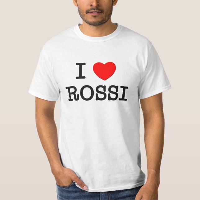 Camiseta Amo a Rossi (Anverso)