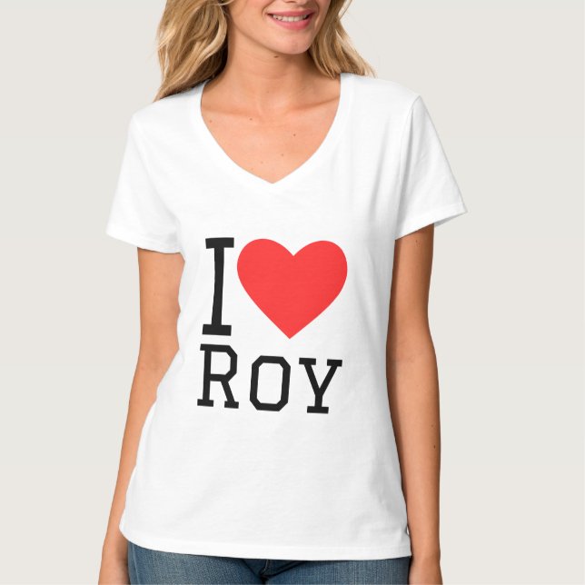 Camiseta Amo a roy (Anverso)
