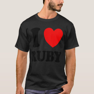 Camiseta Amo a Ruby