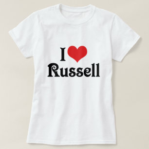 Camiseta Amo a Russell