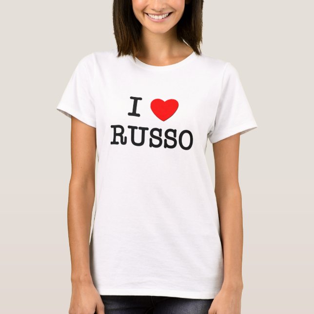 Camiseta Amo a Russo (Anverso)