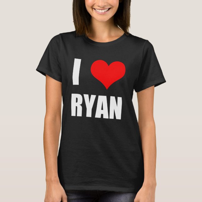 Camiseta Amo a Ryan Heart (Anverso)