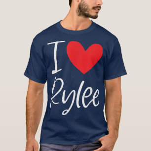 Camiseta Amo a Rylee Nombre Chica Personalizada Mujer BFF F