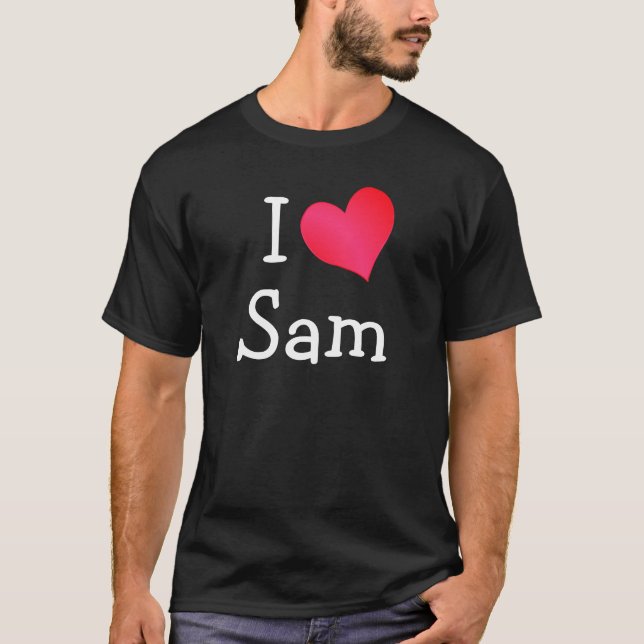 Camiseta Amo a Sam (Anverso)