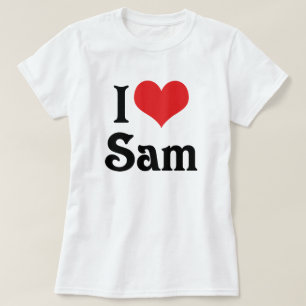 Camiseta Amo a Sam