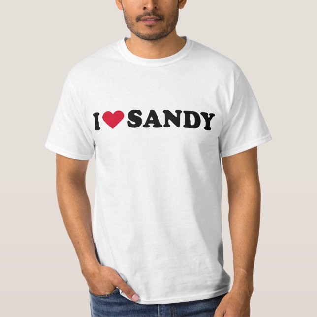 CAMISETA AMO A SANDY (Anverso)