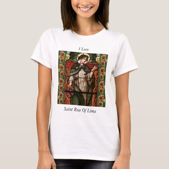 Camiseta amo a santa rosa de lima (Anverso)