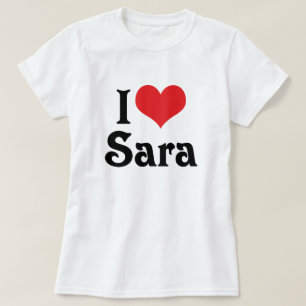 Camiseta Amo a Sara