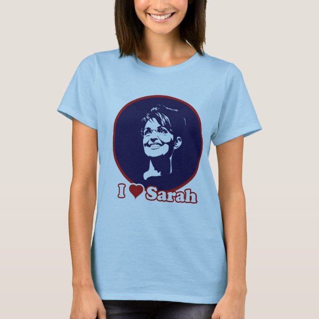 Camiseta Amo a Sarah (Anverso)