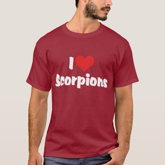 Camiseta Amo a Scorpions de corazón (Anverso)