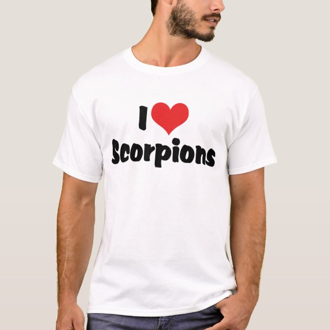 Camiseta Amo a Scorpions Heart (Anverso)