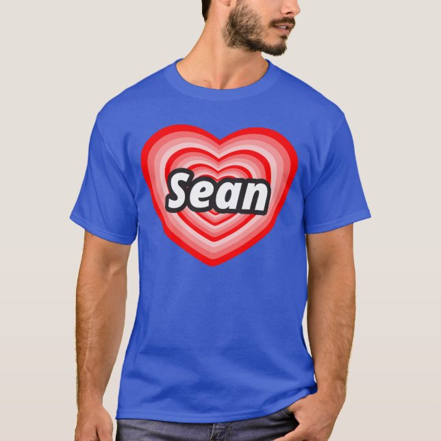 Camiseta Amo a Sean (Anverso)