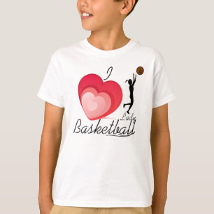 Camiseta Amo a señora Basketball T=Shirt