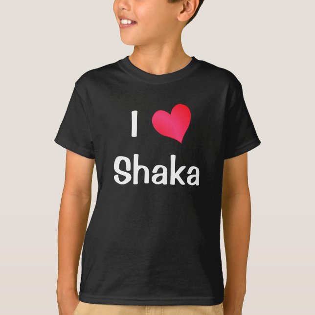 Camiseta Amo a Shaka (Anverso)