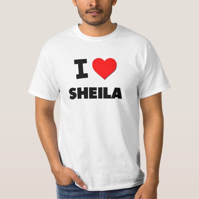 Camiseta Amo a Sheila (Anverso)