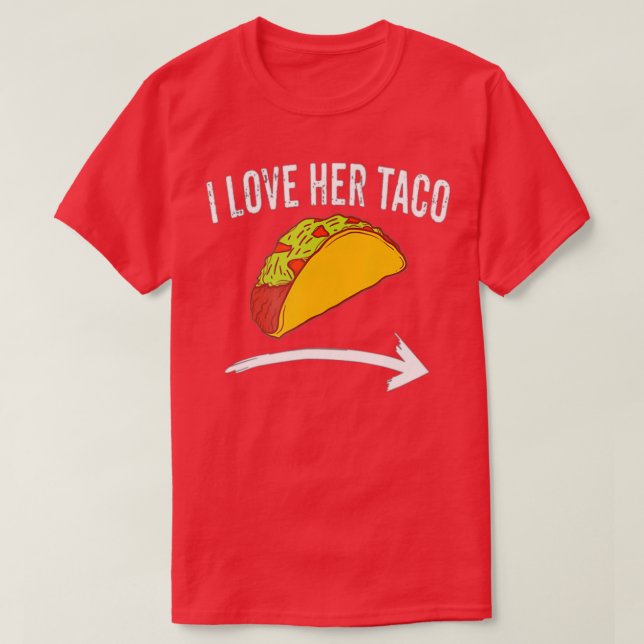 Camiseta Amo a sus parejas de tacos cinco de mayo (Diseño del anverso)