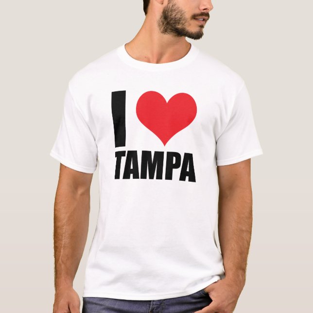 Camiseta Amo a Tampa (Anverso)