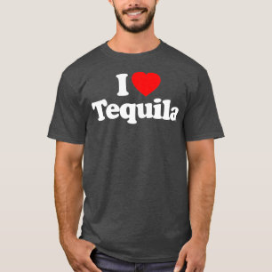 Camiseta Amo a Tequila Heart Funny
