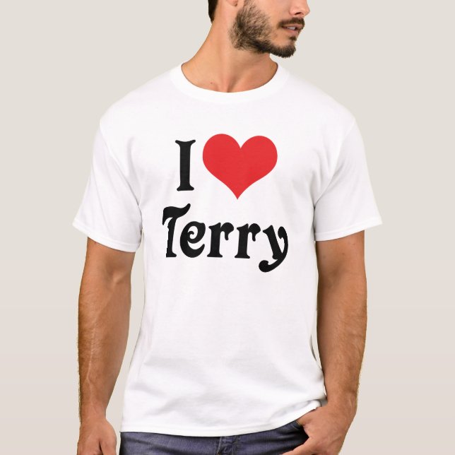 Camiseta Amo a Terry (Anverso)
