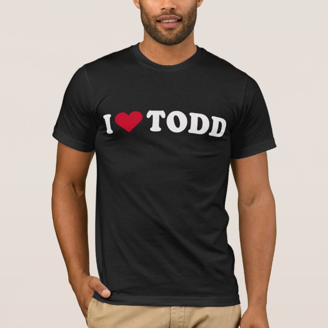 CAMISETA AMO A TODD (Anverso)