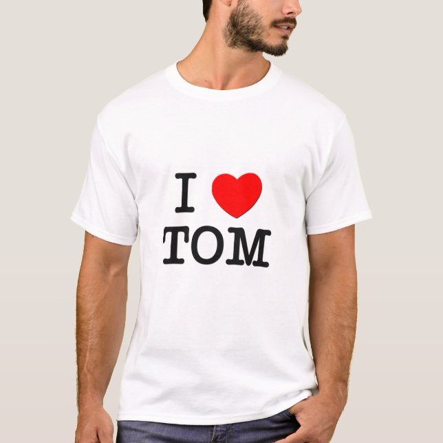 Camiseta Amo a Tom (Anverso)