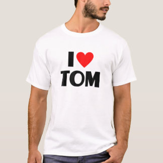 Camiseta Amo a Tom - Corazón a Tom